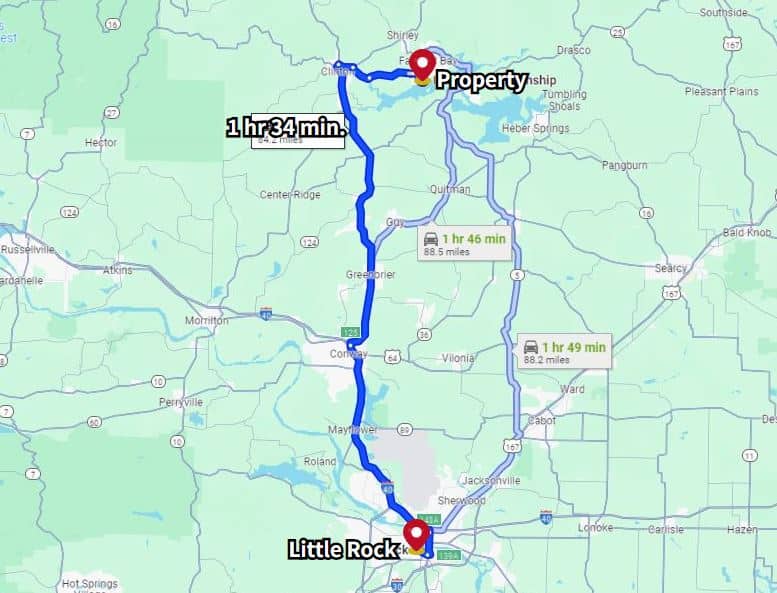 mountain view arkansas land for sale